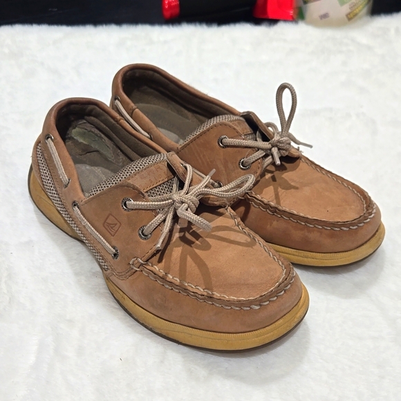 Sperry Shoes - Sperry Top-Sider women's shoes, loafers, boat, casual,  tan size 8